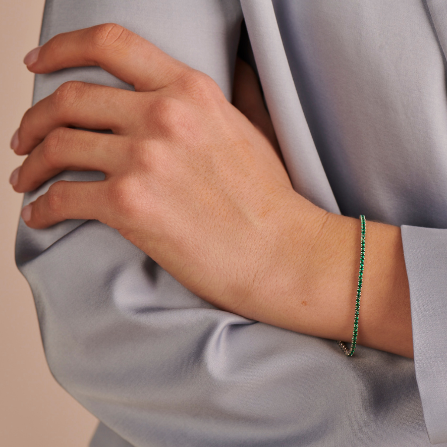 Tennis Bracelet Emerald