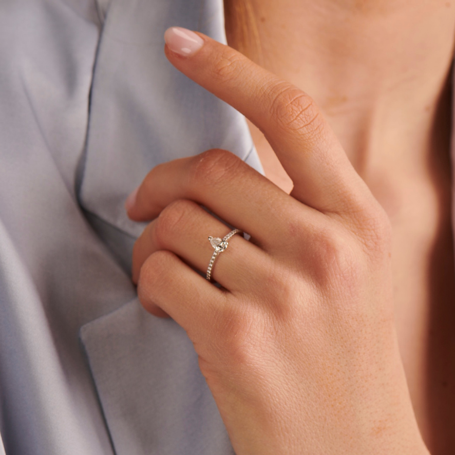 Royal Pear Ring