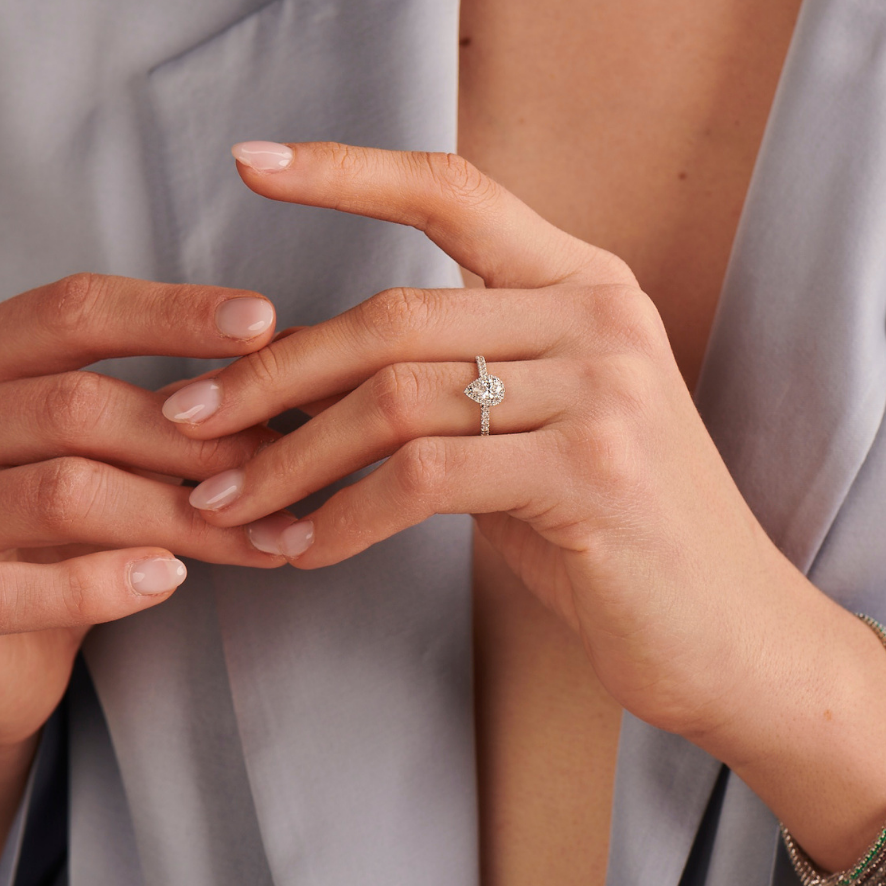 Prestige Pear Ring
